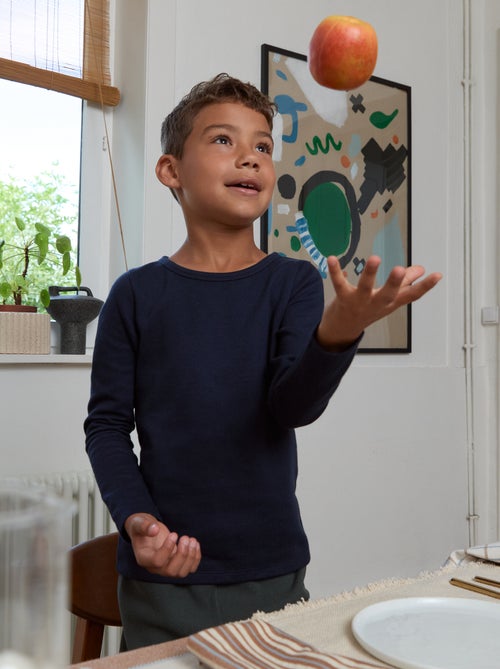 Set van 2 T-shirts met lange mouwen - Kiabi Set van 2 T-shirts met lange mouwen - Kiabi