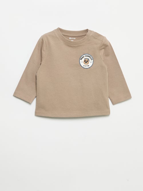 Set van 2 T-shirts met lange mouwen - Kiabi