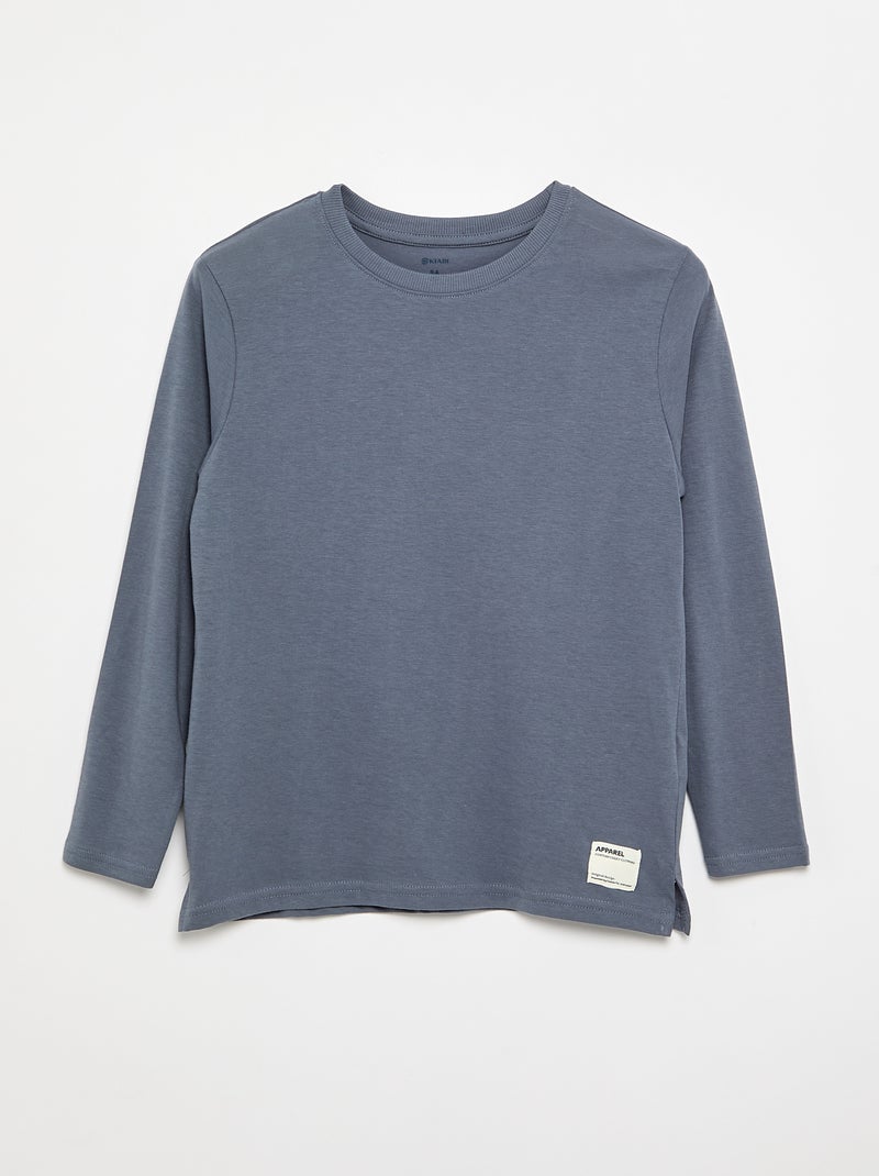 Set van 2 T-shirts met lange mouwen Bruin - Kiabi