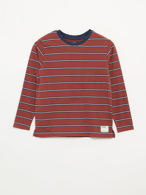 Set van 2 T-shirts met lange mouwen - Kiabi Set van 2 T-shirts met lange mouwen - Kiabi