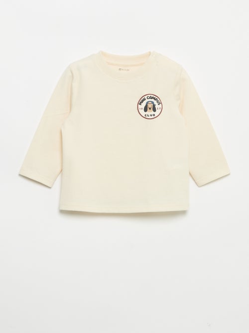 Set van 2 T-shirts met lange mouwen - Kiabi
