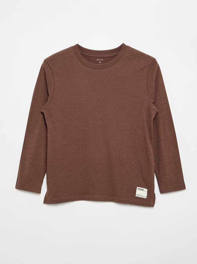 Set van 2 T-shirts met lange mouwen Geel - Kiabi