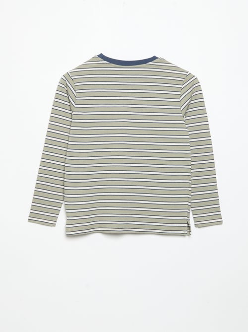 Set van 2 T-shirts met lange mouwen - Kiabi