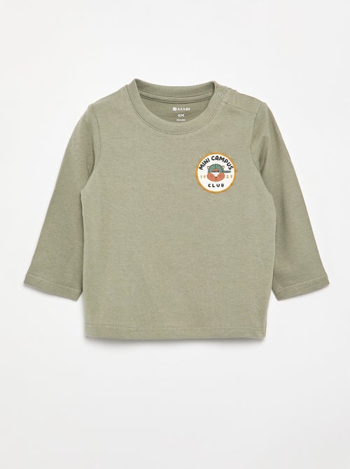 Set van 2 T-shirts met lange mouwen - Kiabi Set van 2 T-shirts met lange mouwen - Kiabi