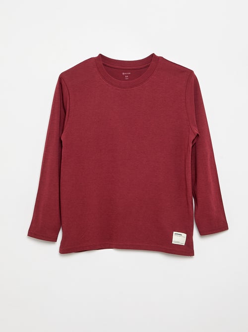 Set van 2 T-shirts met lange mouwen - Kiabi