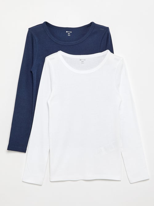 Set van 2 T-shirts van jersey - Kiabi