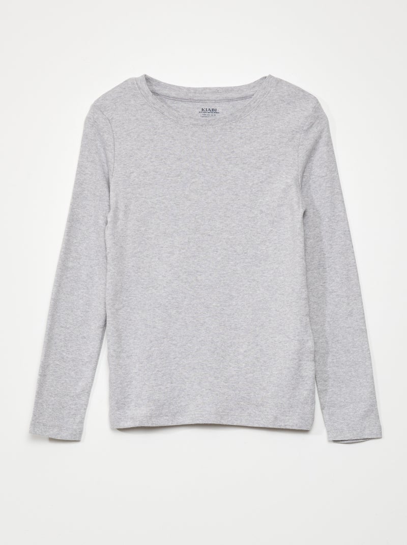Set van 2 T-shirts van jersey WIT - Kiabi