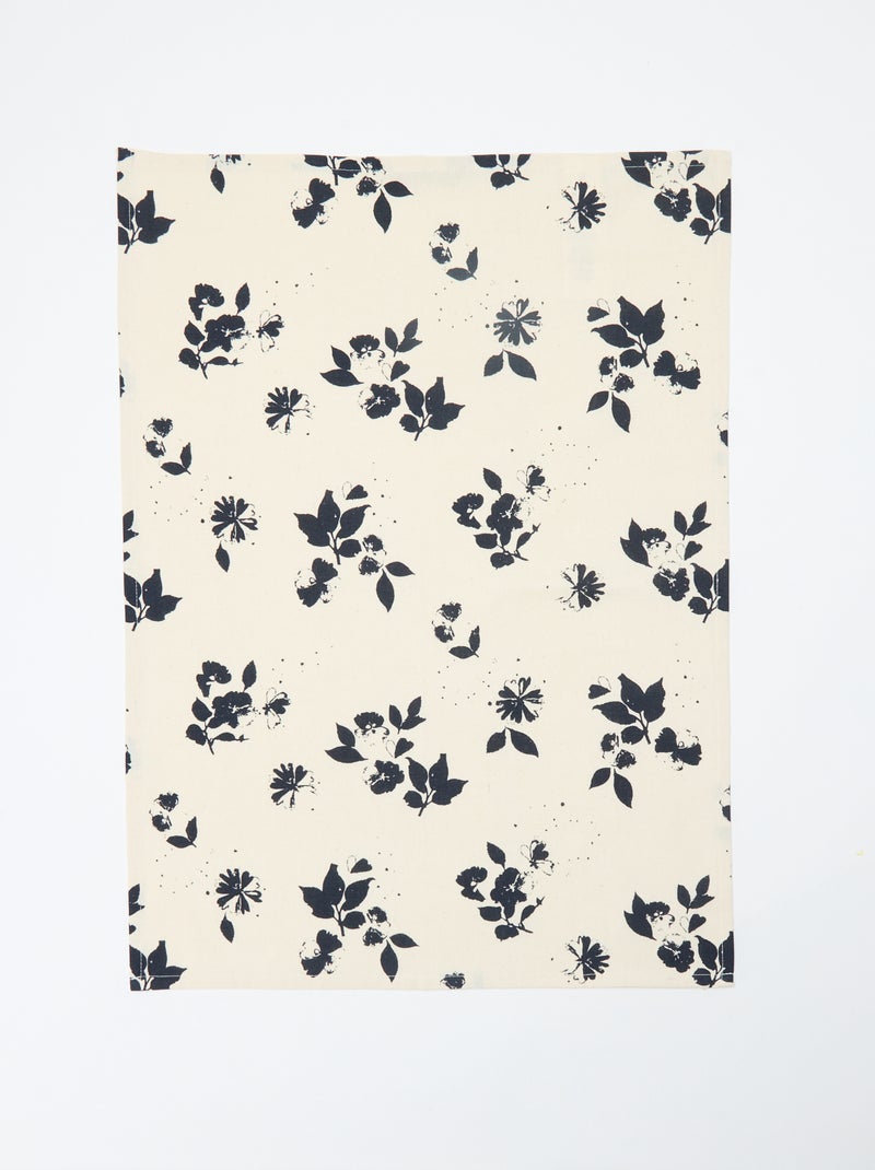 Set van 2 theedoeken 50 x 70 cm - Kiabi Home Biege - Kiabi