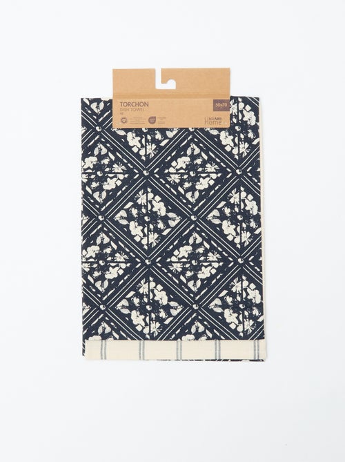 Set van 2 theedoeken 50 x 70 cm - Kiabi Home - Kiabi Set van 2 theedoeken 50 x 70 cm - Kiabi Home - Kiabi