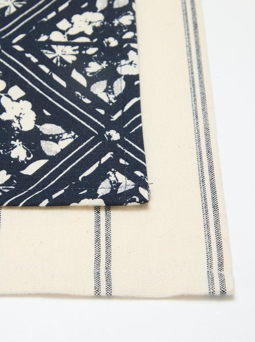 Set van 2 theedoeken 50 x 70 cm - Kiabi Home - Kiabi Set van 2 theedoeken 50 x 70 cm - Kiabi Home - Kiabi