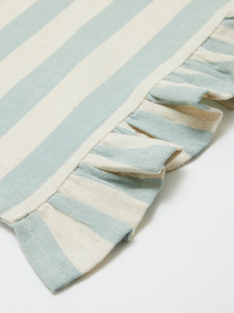 Set van 2 theedoeken met volants (50x70 cm) GEEL - Kiabi