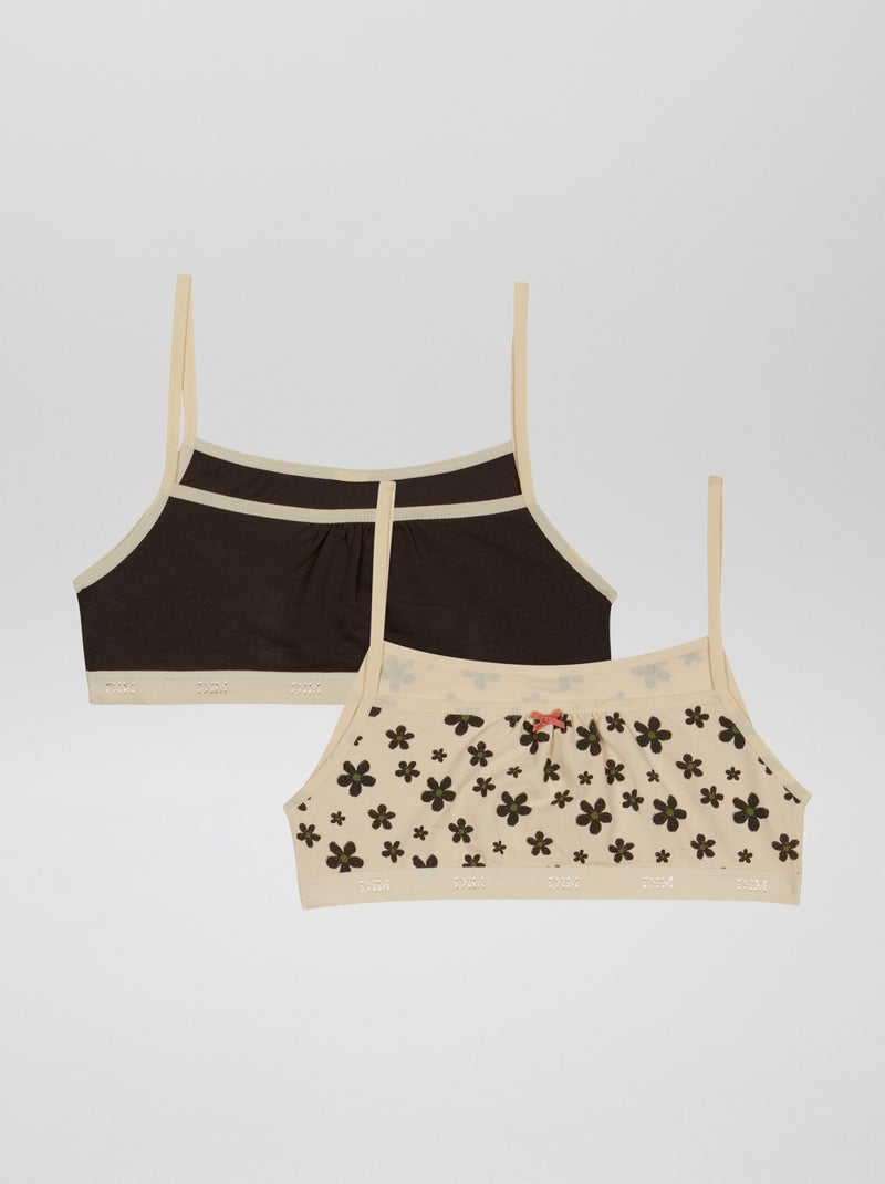 Set van 2 topjes 'Dim' ZWART - Kiabi