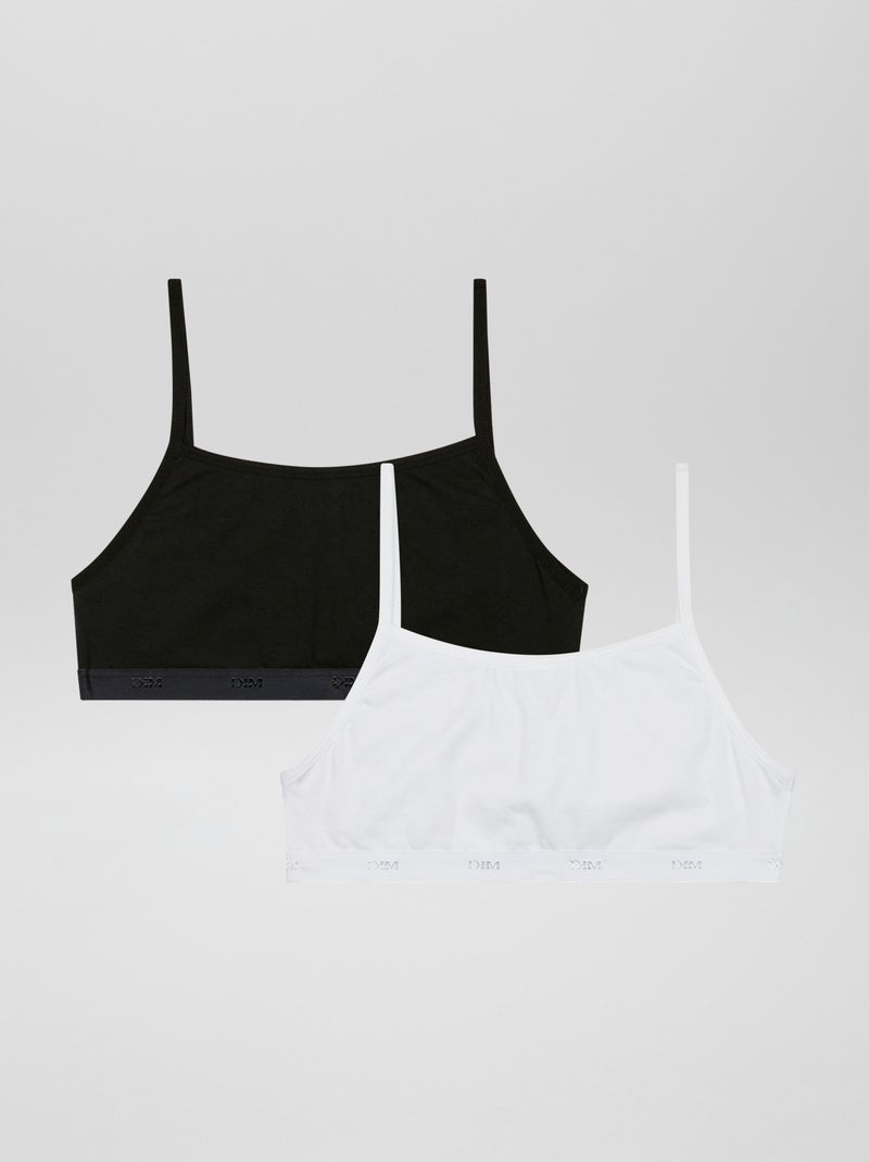 Set van 2 topjes 'Dim' ZWART - Kiabi