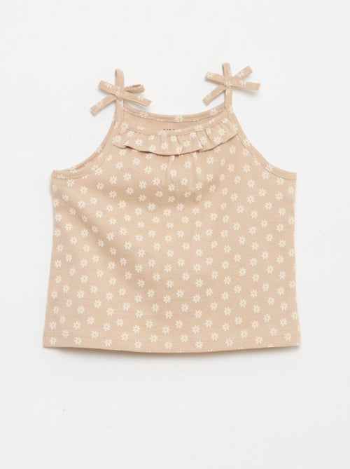 Set van 2 topjes met bandjes - Kiabi