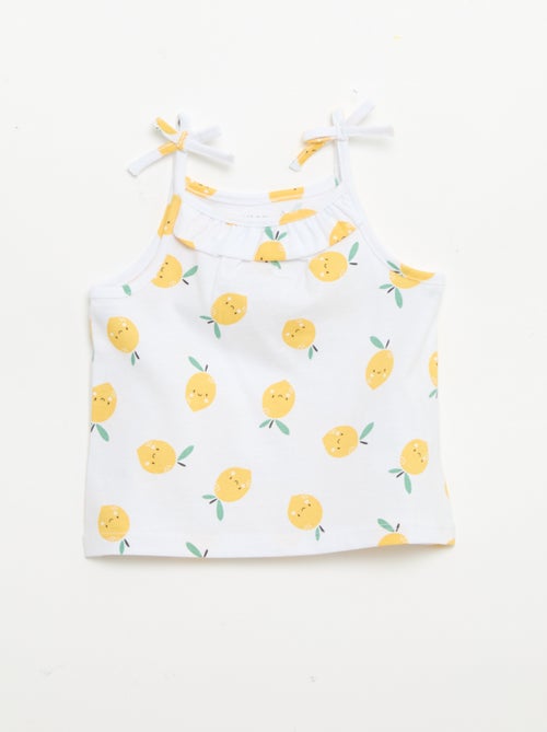 Set van 2 topjes met bandjes - Kiabi