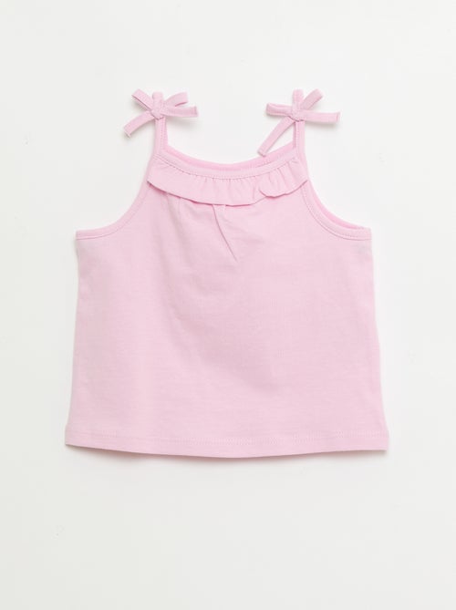 Set van 2 topjes met bandjes - Kiabi