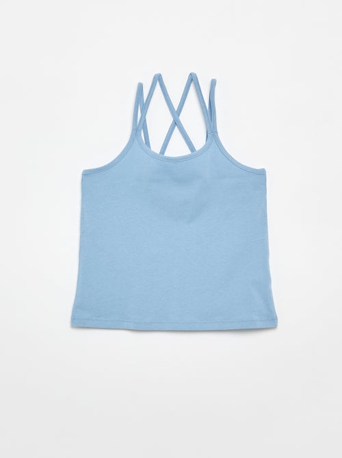 Set van 2 topjes, waarvan 1 met print - Kiabi