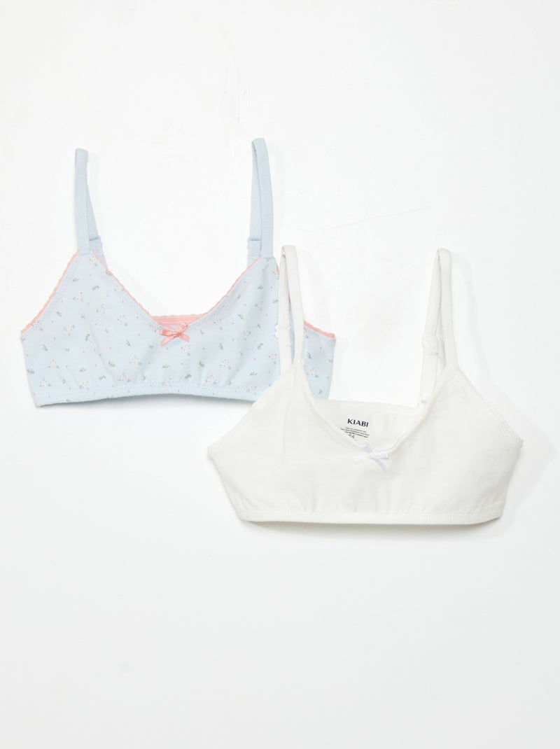 Set van 2 tops BLAUW - Kiabi