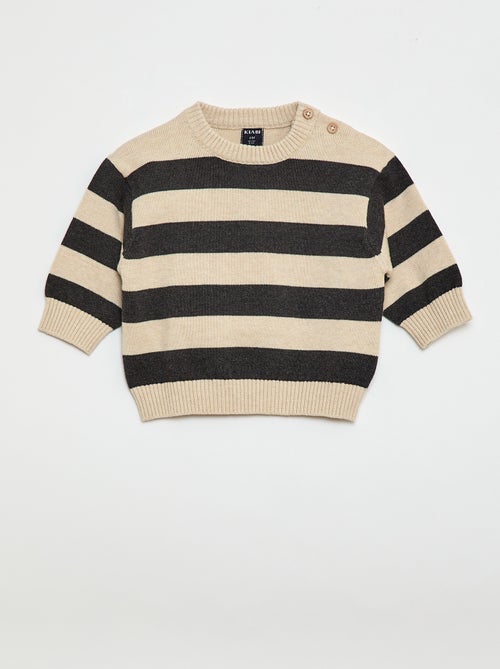 Set van 2 truien van compacte tricot - Kiabi