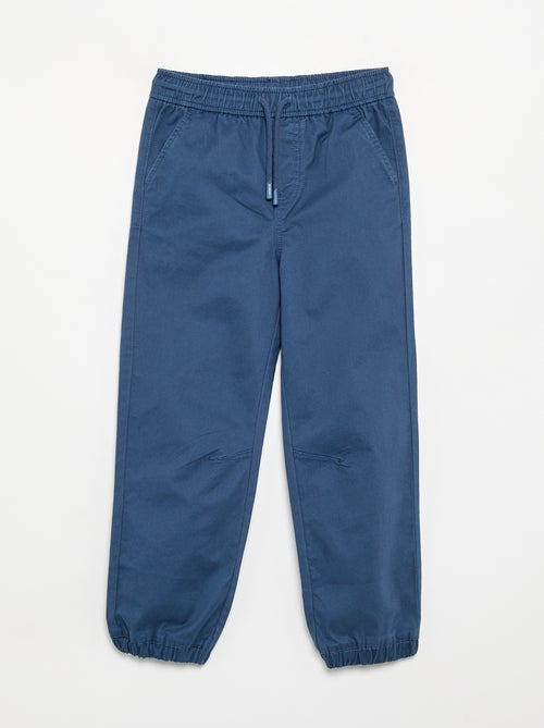 Set van 2 twill sporttrainingsbroeken - Kiabi