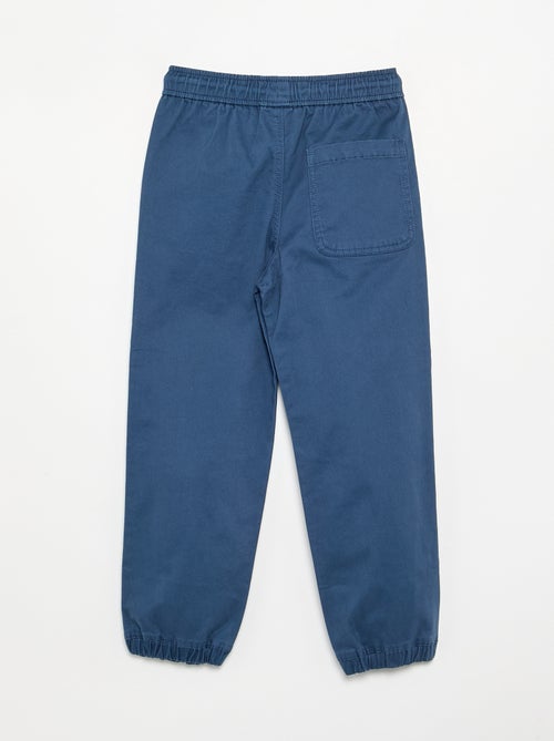 Set van 2 twill sporttrainingsbroeken - Kiabi
