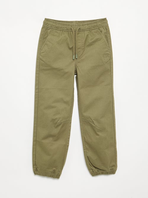 Set van 2 twill sporttrainingsbroeken - Kiabi