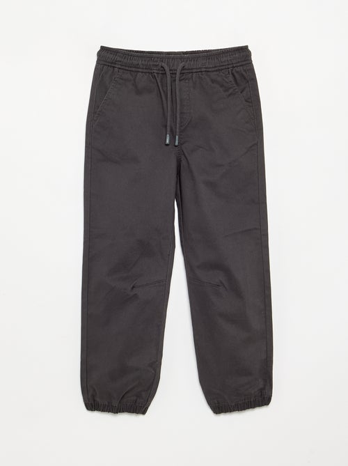 Set van 2 twill sporttrainingsbroeken - Kiabi