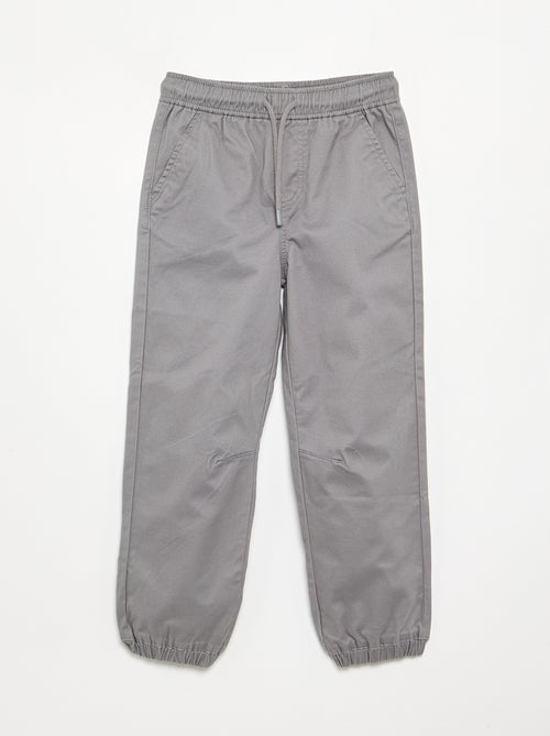 Set van 2 twill sporttrainingsbroeken - Kiabi