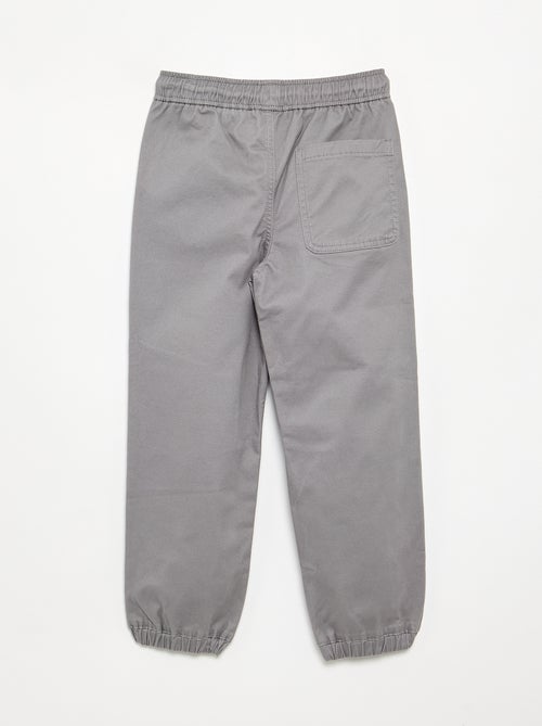 Set van 2 twill sporttrainingsbroeken - Kiabi