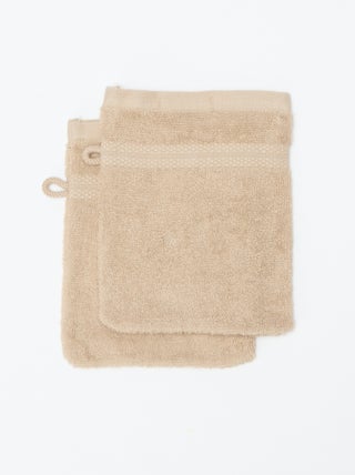 Set van 2 washandjes - Kiabi Home