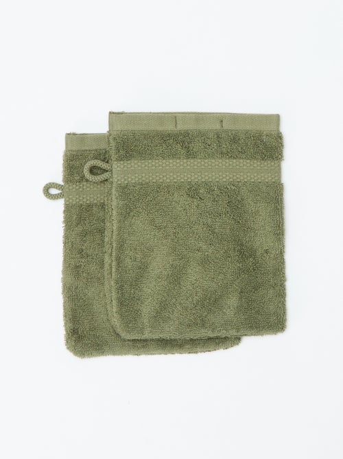 Set van 2 washandjes - Kiabi Home - Kiabi