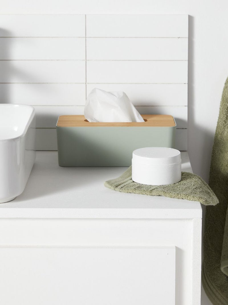 Set van 2 washandjes GROEN - Kiabi
