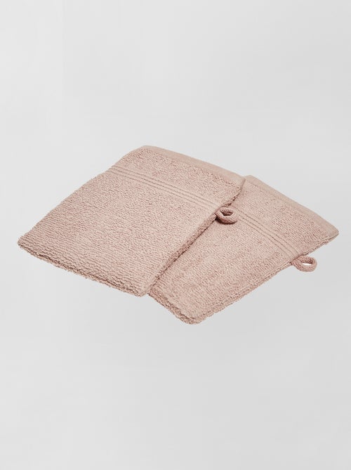 Set van 2 washandjes - Kiabi