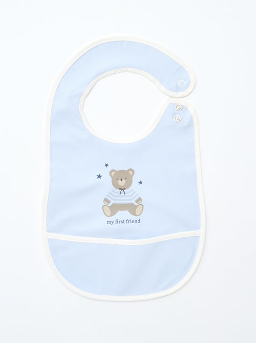 Set van 2 waterdichte slabbetjes met print - Kiabi