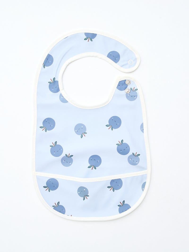 Set van 2 waterdichte slabbetjes met print Paars - Kiabi