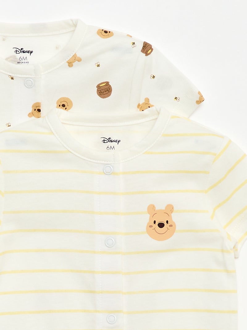 Set van 2 'Winnie' 'Disney' rompertjes Wit - Kiabi