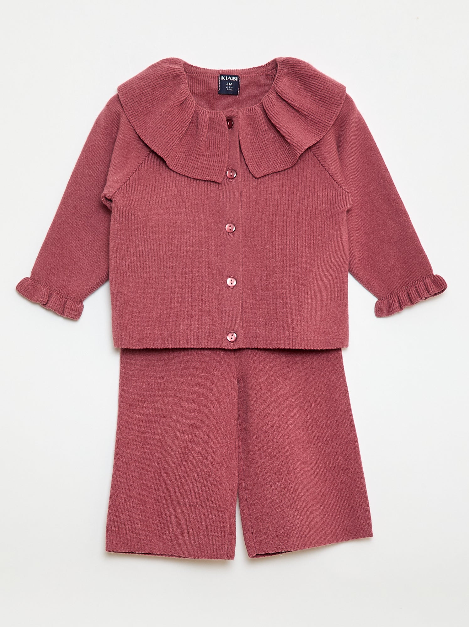 Set van 2 zachte tricot kledingstukken