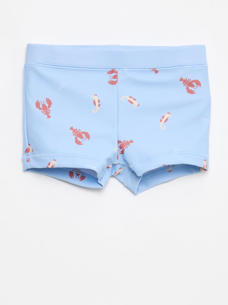 Set van 2 zwemboxers Blauw - Kiabi