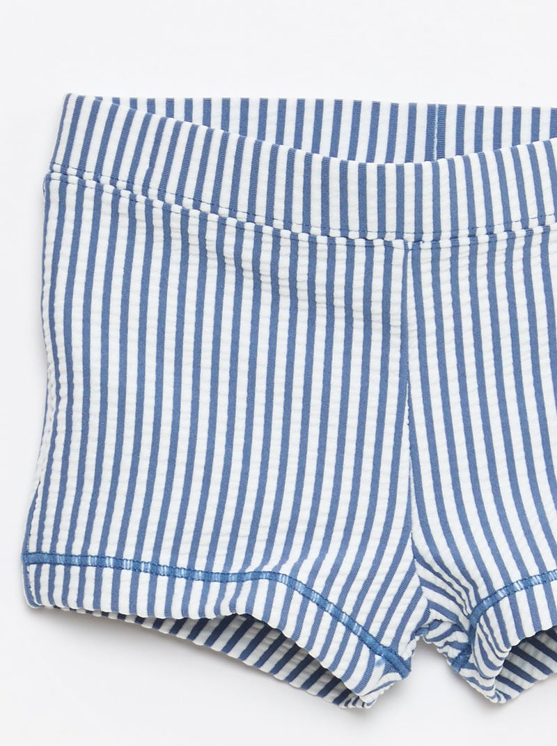 Set van 2 zwemboxers Blauw - Kiabi