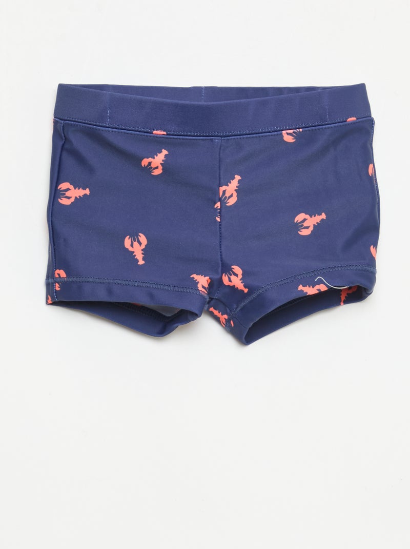 Set van 2 zwemboxers Blauw - Kiabi