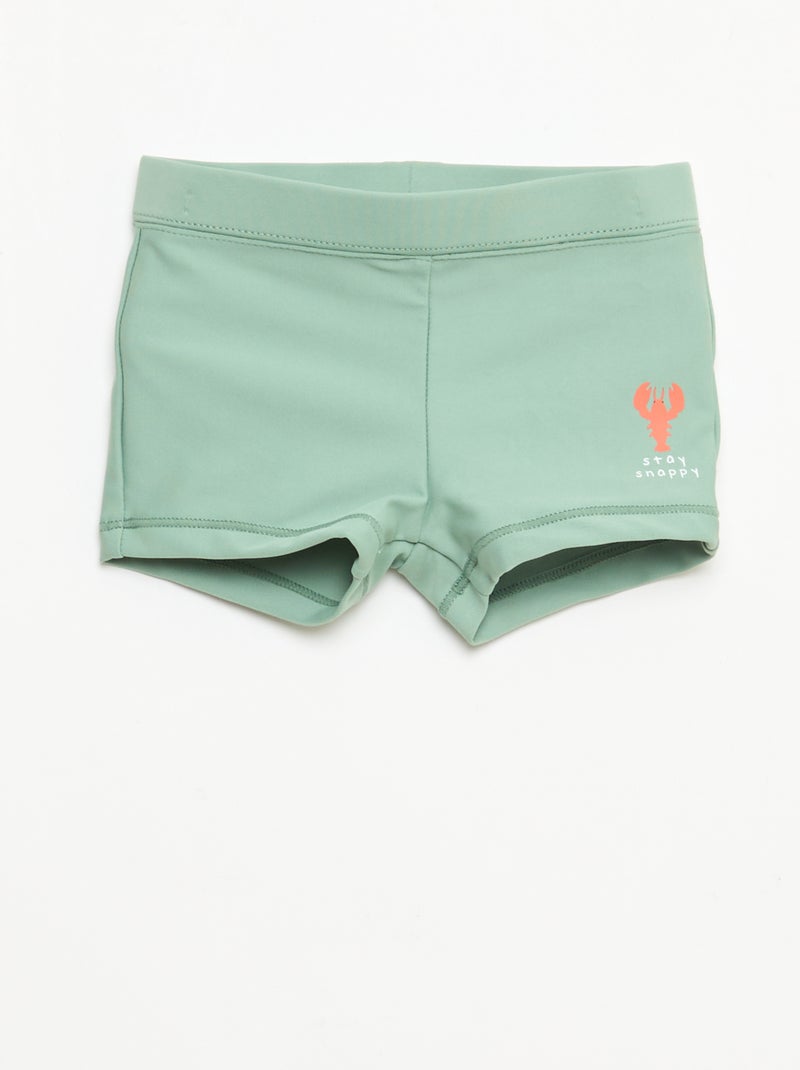 Set van 2 zwemboxers Blauw - Kiabi