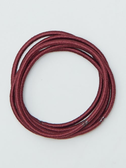 Set van 20 dunne elastiekjes - Kiabi