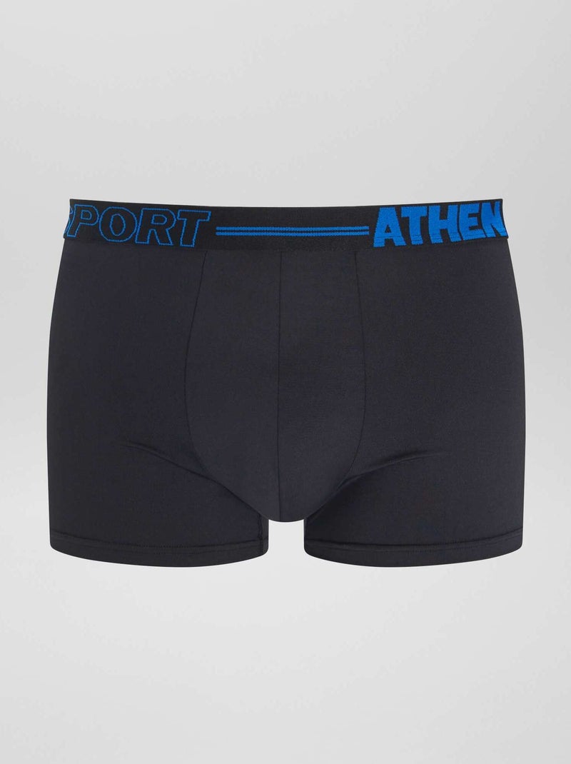 Set van 3 'Athena'-boxershorts ZWART - Kiabi