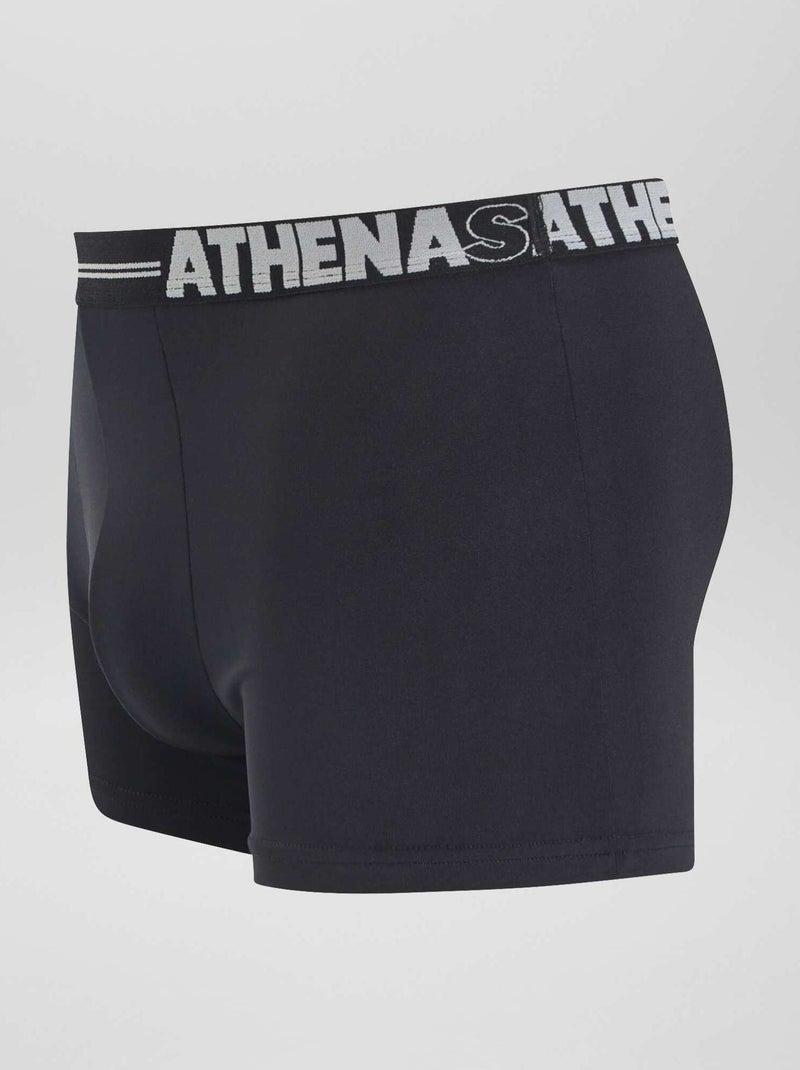 Set van 3 'Athena'-boxershorts ZWART - Kiabi
