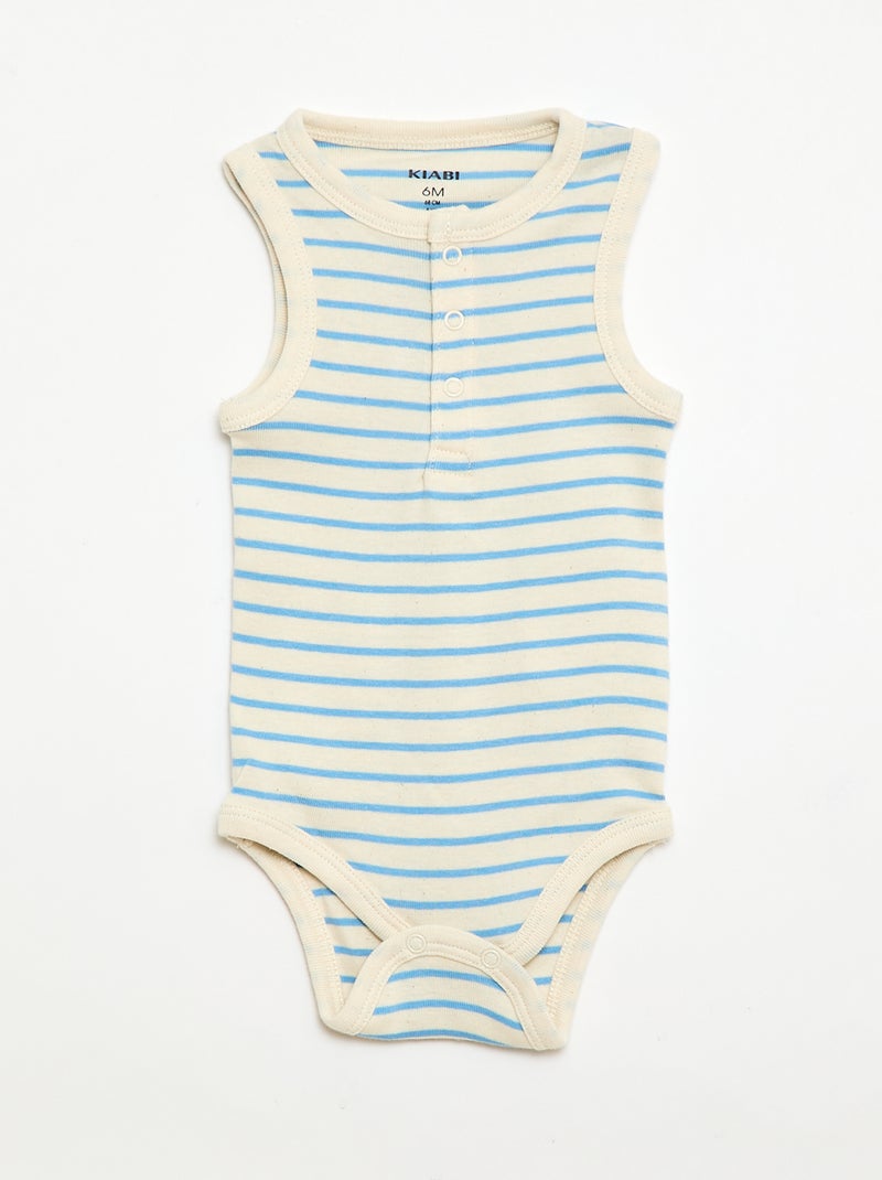 Set van 3 bodies - 3 stuks Blauw - Kiabi
