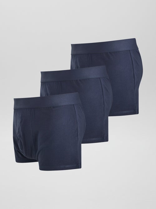 Set van 3 boxers grote maten - Kiabi