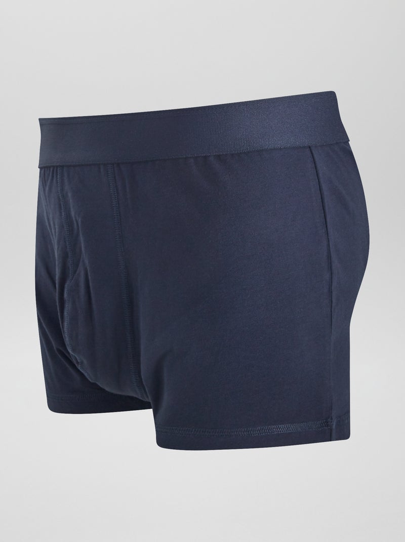 Set van 3 boxers grote maten GRIJS - Kiabi