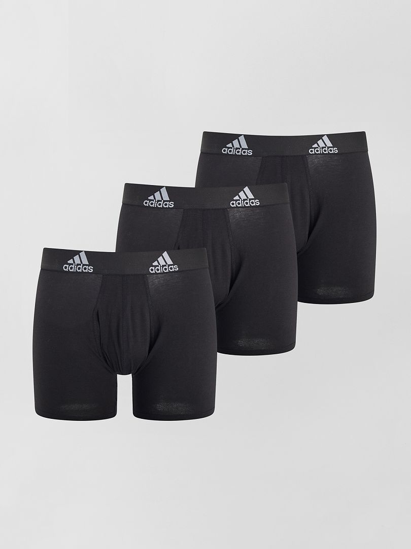 Set van 3 boxershorts 'adidas' ZWART - Kiabi