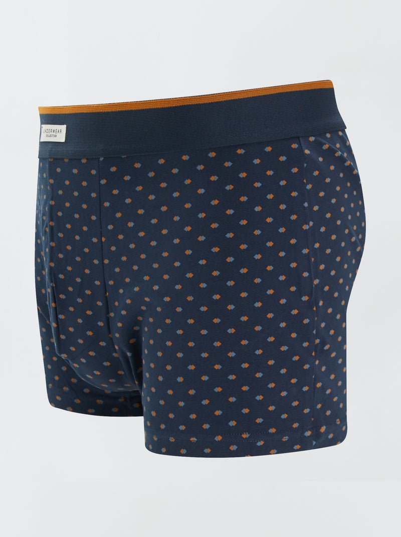Set van 3 boxershorts BLAUW - Kiabi