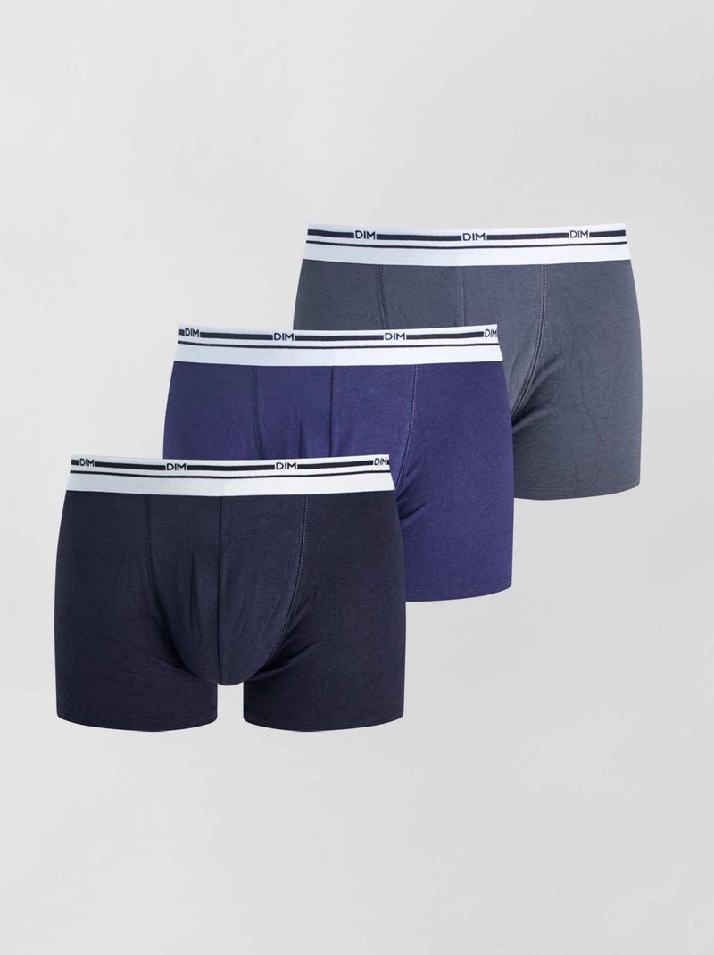 Set van 3 boxershorts Classic colors 'DIM' BIEGE - Kiabi